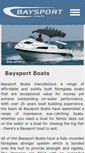 Mobile Screenshot of baysportboats.com.au